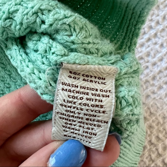 Mint Green Sweater 1X - Picture 4 of 7